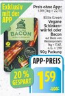 Vegane Schinkenwürfel von Billie Green im aktuellen E center Prospekt