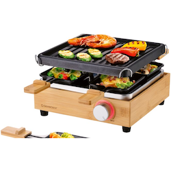 Raclette-Grill Bambus