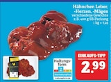 Aktuelles Hähnchen Leber oder Herzen oder Mägen Angebot bei Marktkauf in Leipzig ab 2,99 €