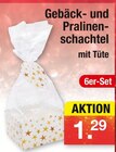 Gebäck- und Pralinenschachtel mit Tüte im Angebot bei Zimmermann in Wilhelmshaven Gebäck- und Pralinenschachtel mit Tüte Angebote bei Zimmermann Wilhelmshaven für 1,29 €