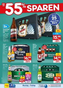 Bier im Netto Marken-Discount Prospekt "Aktuelle Angebote" mit 72 Seiten (Albstadt)