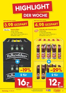 Cola im aktuellen Netto Marken-Discount Prospekt (Freising) Cola im Netto Marken-Discount Prospekt "Aktuelle Angebote" mit 59 Seiten (Freising)