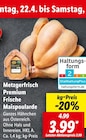 Premium Frische Maispoularde Angebote von Metzgerfrisch bei Lidl Germering für 3,99 €