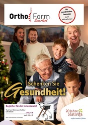 Ortho-Form Sauerland GmbH & Co. KG Sanitätshäuser Prospekt der aktuellen Woche mit 6 Seiten, gültig von 12.11.2025 bis 31.01.2026, in Attendorn und Umgebung Aktueller Ortho-Form Sauerland GmbH & Co. KG Sanitätshäuser Prospekt in Attendorn und Umgebung, "Schenken Sie Gesundheit!" mit 6 Seiten, 12.11.2025 - 31.01.2026