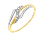 Promo Bague en jaune rhodié et diamants à 199,00 € dans le catalogue E.Leclerc à Basse-Goulaine