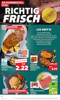 Rindfleisch im Kaufland Prospekt "Hier bin ich richtig" mit 59 Seiten (Hamburg)