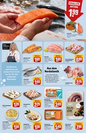 Lachs im REWE Prospekt in Emden Aktueller REWE Prospekt mit Lachs, "Dein Markt", Seite 14