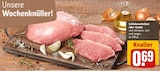 REWE - Schinkenschnitzel Angebot im Prospekt Schinkenschnitzel bei REWE im Prospekt "" für 0,69 €