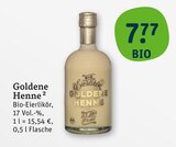 Bio-Eierlikör im Angebot bei tegut in Offenbach Bio-Eierlikör Angebote von Goldene Henne bei tegut Offenbach für 7,77 €