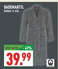 Bademantel im Angebot bei Marktkauf in Dinslaken Bademantel Angebote bei Marktkauf Dinslaken für 39,99 €
