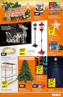 Weihnachtsbaum im OBI Prospekt "SUPER DEALS IM OKTOBER!" mit 4 Seiten (Eisenach)