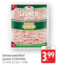 Lyoner in Streifen bei EDEKA im Grafenhausen Prospekt für 3,99 €