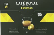 Café capsules compatibles nespresso espresso - Géant Casino à Draveil Café capsules compatibles nespresso espresso en promo chez Géant Casino Draveil à 4,93 €