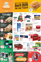 Aktueller GLOBUS Supermarkt Prospekt in Kirchberg i.Wald und Umgebung, "Aktuelle Angebote" mit 29 Seiten, 26.01.2026 - 31.01.2026