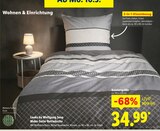 Aktuelles Mako-Satin-Bettwäsche Angebot bei Lidl in Ingolstadt ab 34,99 €