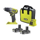 Perceuse visseuse à percussion ryobi 40 nm avec 2 batteries + chargeur r18pd2-220s starter pack - RYOBI en promo chez Norauto Perceuse visseuse à percussion ryobi 40 nm avec 2 batteries + chargeur r18pd2-220s starter pack - RYOBI dans le catalogue Norauto