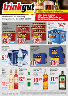Aktueller Trinkgut Prospekt (Winhöring, 4 Seiten zum blĂ€ttern Trinkgut Prospekt GröĂter GetrĂ€nkemarkt in Neuötting mit 4 Seiten