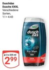 Dusche XXXL im Angebot bei GLOBUS in Homburg Dusche XXXL Angebote von Duschdas bei GLOBUS Homburg für 2,99 €