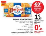 Burger géant - JACQUET dans le catalogue U Express