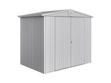 Biohort Gerätehaus Europa 3 silber-metallic  2440 x 1560 x 2030 mm Angebote bei bauwelt Delmes Heitmann Hamburg für 1.119,99 €