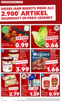 Aktueller Kaufland Prospekt "Aktuelle Angebote" Seite 2 von 54 Seiten