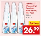 Waschmittel Gardinen Weiß-Spüler Angebote von Hoffmanns bei Netto Marken-Discount Cuxhaven für 26,99 €