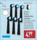 ALDI Nord Bad Emstal - Ersatz-Zahnbürstenaufsätze Angebot im Prospekt Ersatz-Zahnbürstenaufsätze bei ALDI Nord im Bad Emstal Prospekt für 4,99 €