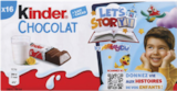 Tablette de chocolat au lait - KINDER CHOCOLAT en promo chez Monoprix Tablette de chocolat au lait - KINDER CHOCOLAT dans le catalogue Monoprix