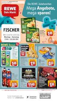 Aktueller REWE Prospekt "Dein Markt" Aktueller REWE Prospekt