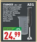 Stabmixer HB4-1-4GG im Angebot bei Marktkauf in Herten Stabmixer HB4-1-4GG Angebote von AEG bei Marktkauf Herten für 24,99 €