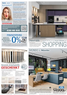 Küche im aktuellen Ostermann Prospekt (Hagen (Stadt der FernUniversität)) Küche im Ostermann Prospekt "7-Tage Shopping Festival - Das Zuhause des Wohnens" mit 16 Seiten (Hagen (Stadt der FernUniversität))