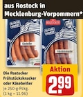 Frühstücksknacker oder Käsebeißer Angebote bei REWE Görlitz für 2,99 €