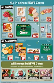 Hähnchenschenkel Angebote im Prospekt "Dein Markt" von REWE auf Seite 3