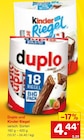Duplo und Kinder Riegel von Ferrero im aktuellen Netto Marken-Discount Prospekt für 4,44 €