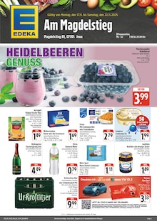 Aktueller EDEKA Prospekt für Jena mit  Seiten