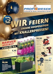 Wasser im PROFI Wesch Prospekt in Eisenach Aktueller PROFI Wesch Prospekt mit Wasser, "WIR FEIERN UNSERE KOOPERATION MIT KNALLERPREISEN!", Seite 1