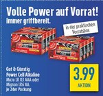 Power Cell Alkaline Angebote von Gut & Günstig bei diska Erlangen für 3,99 €