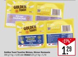 Toasties Weizen, Körner Harmonie Angebote von Golden Toast bei Marktkauf Göppingen für 1,29 €