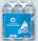 Eau de Source de Montagne - U en promo chez U Express Poitiers à 3,39 €