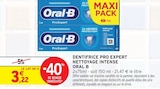 Dentifrice Pro Expert Nettoyage Intense - Oral B en promo chez Intermarché Super Dentifrice Pro Expert Nettoyage Intense - Oral B dans le catalogue Intermarché Super