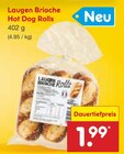 Laugen Brioche Hot Dog Rolls Angebote bei Netto Marken-Discount Neuss für 1,99 €