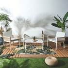 Salon de jardin Andria 4 places + table en promo chez Maxi Bazar Melun à 299,00 €