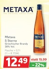 5 Sterne Angebote von Metaxa bei Getränkeland Brandenburg für 12,49 €