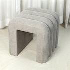 Pouf taupe en promo chez B&M Perpignan à 19,95 €