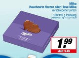 Hauchzarte Herzen im Angebot bei EDEKA in Warendorf Hauchzarte Herzen Angebote von Milka bei EDEKA Warendorf für 1,99 €