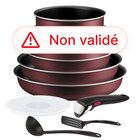 set 9 pièces à poignée amovibles simply cook - TEFAL en promo chez Auchan Hypermarché Nantes à 79,99 €