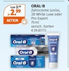 Zahncreme Junior von Oral-B im aktuellen Müller Prospekt für 2,99 €
