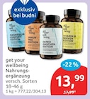 Nahrungsergänzung von get your well being im aktuellen budni Prospekt