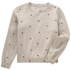 Mädchen Sweatshirt mit Allover-Stickerei bei Ernstings family im Barnstorf Prospekt für 15,99 €