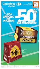 Catalogue Supermarchés Carrefour Market en cours à Leffrinckoucke et alentours, "LE TOP CHRONO DES PROMOS", 51 pages, 09/07/2024 - 21/07/2024